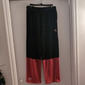 Nike Air LeBron James Textured Joggers Black Red
